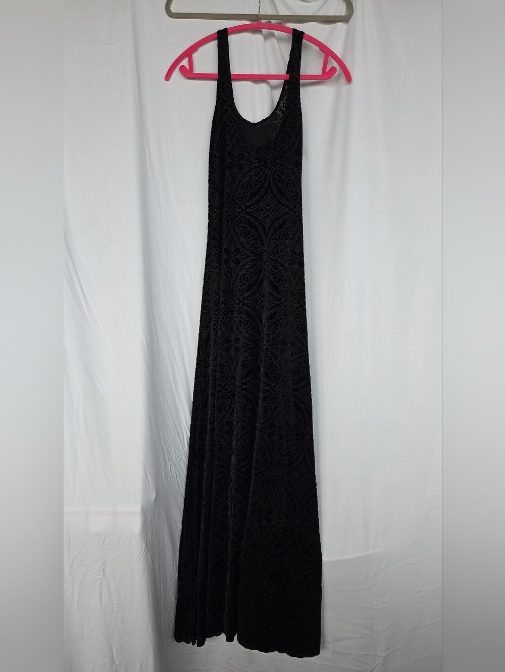 Blackmilk Revenge Of The Burned Velvet Black Maxi - Picture 2 of 8
